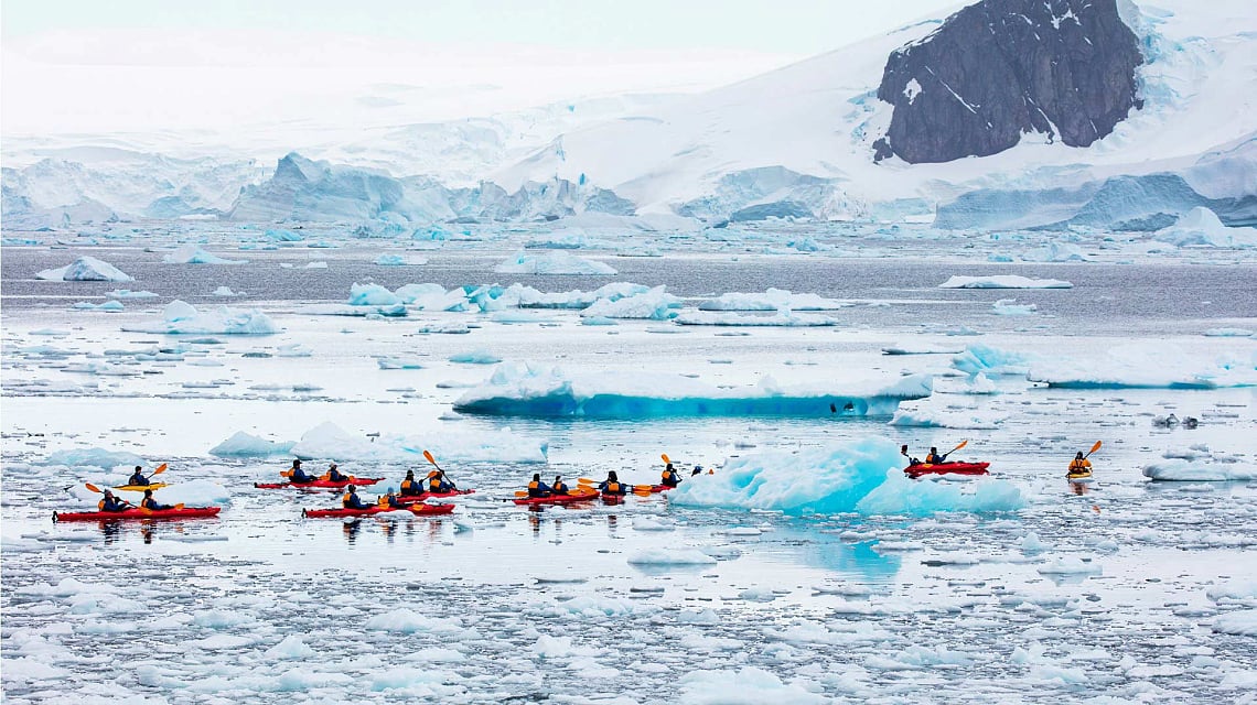 Antarctic Peninsula kayaking