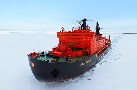 The largest icebreaker