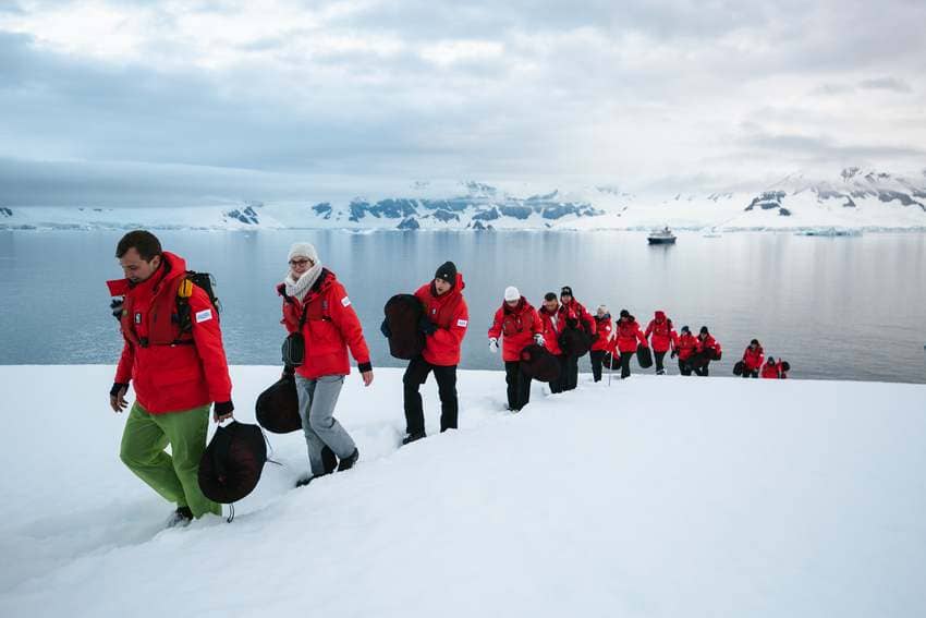 Antarctica camping on the seventh continent