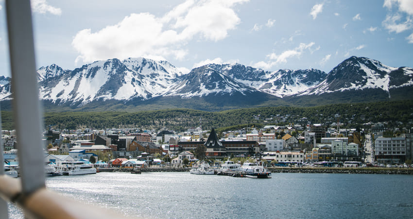 Ushuaia is the starting point of Antarctica expedition cruises