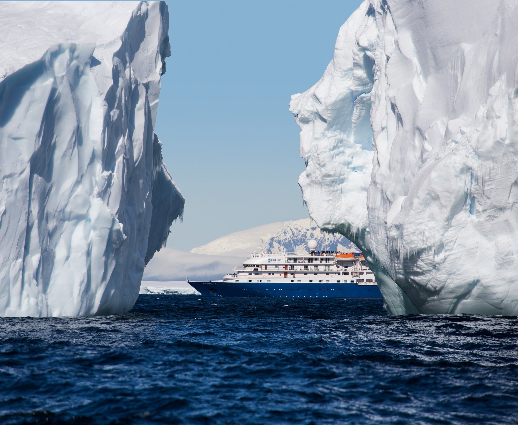 Sea Spirit expedition ship in Antarctica