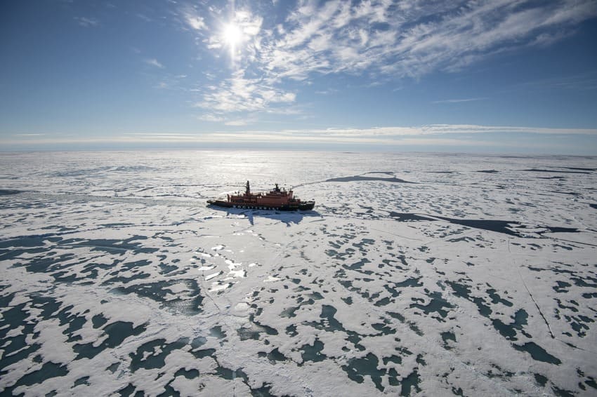 North Pole expedition cruises on the icebreaker