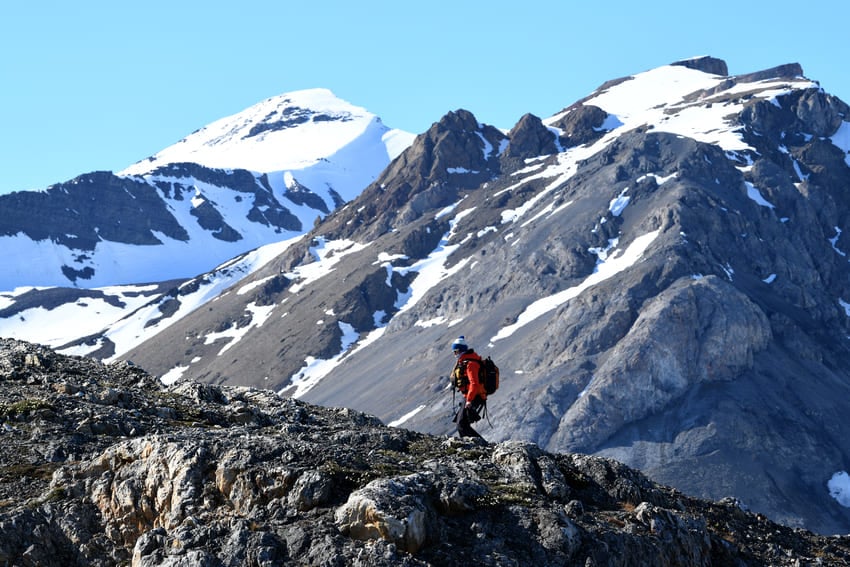 Hiking in Spitsbergen expedition cruise