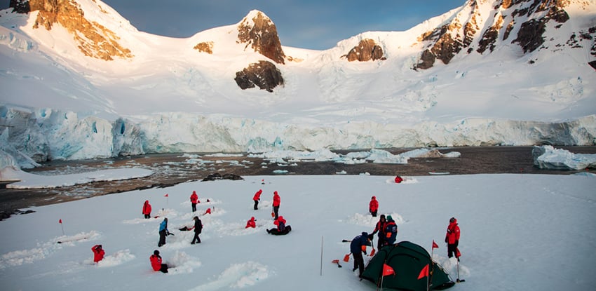 Camping in Antarctica with Poseidon Expeditions