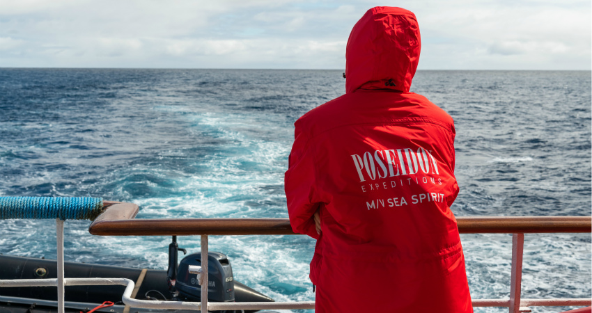 Drake Passage is part of the Antarctic expedition cruise
