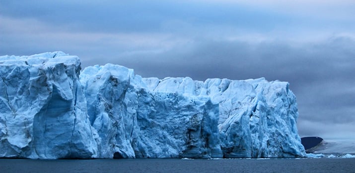 Franz Josef Land’s glaciers are a defining feature