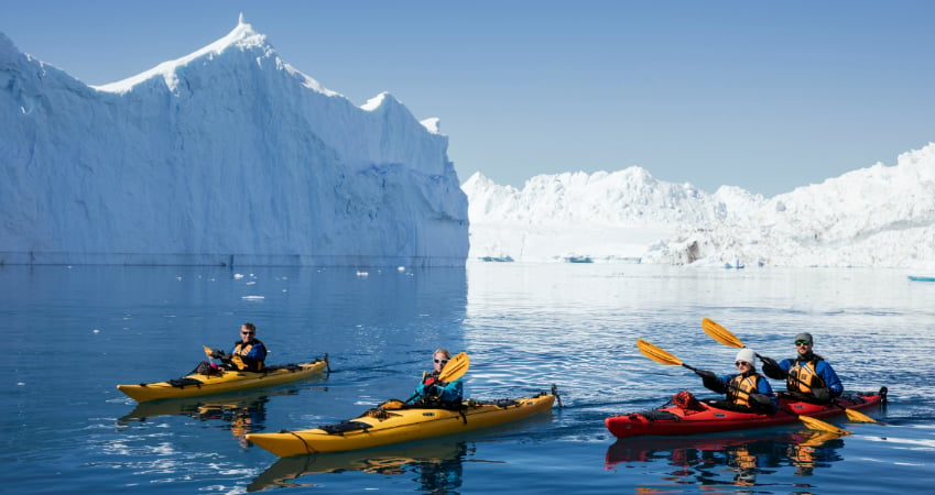 Kayaking in polar regions