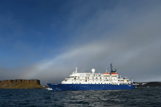Sea Spirit in Franz Josef Land - expedition cruise