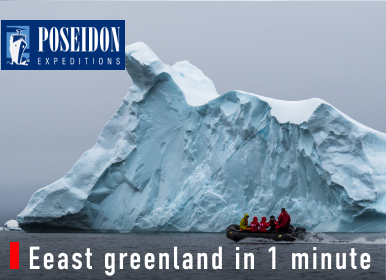 East Greenland in 1 minute