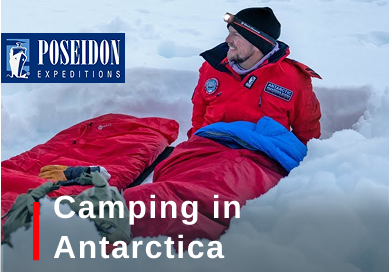 Camping in Antarctica