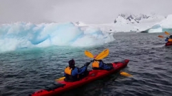 Kayaking in Antarcica