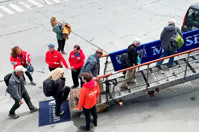 Embarkation in Ushuaia