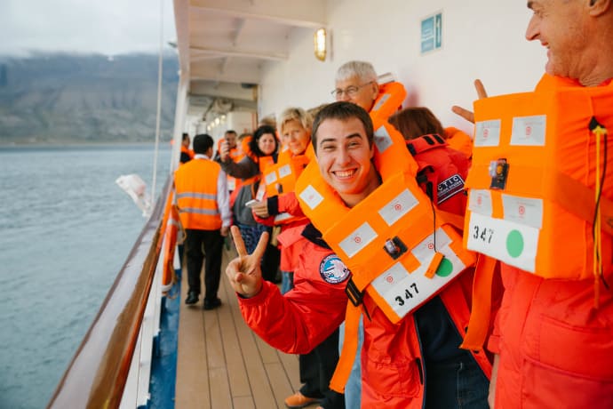 Safety Drill aboard Sea Spirit