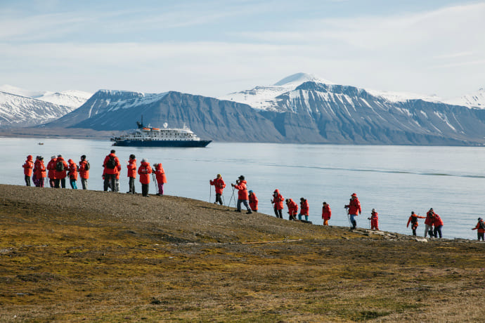 Hiking in Svalbard