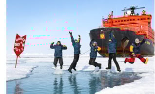 “Happy” Lip Dub on the North Pole