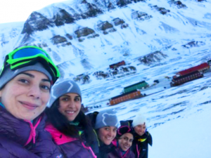 Women from Europe and the Middle East to ski 100 km to geographic North Pole