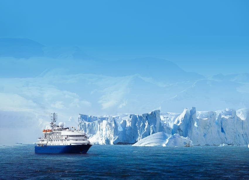 Ship to Antarctica