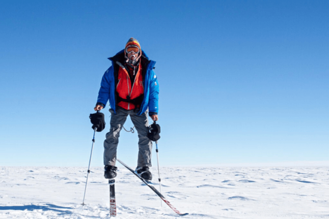 Skiing to the South Pole