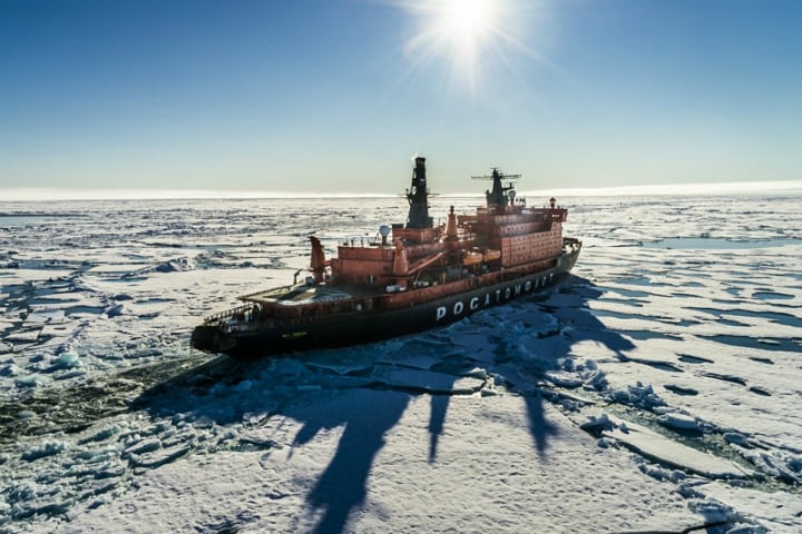 50 Years of Victory - polar cruise icebreaker
