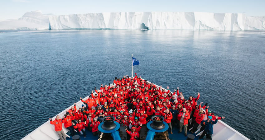 Expedition trip to Antarctica on a small ship