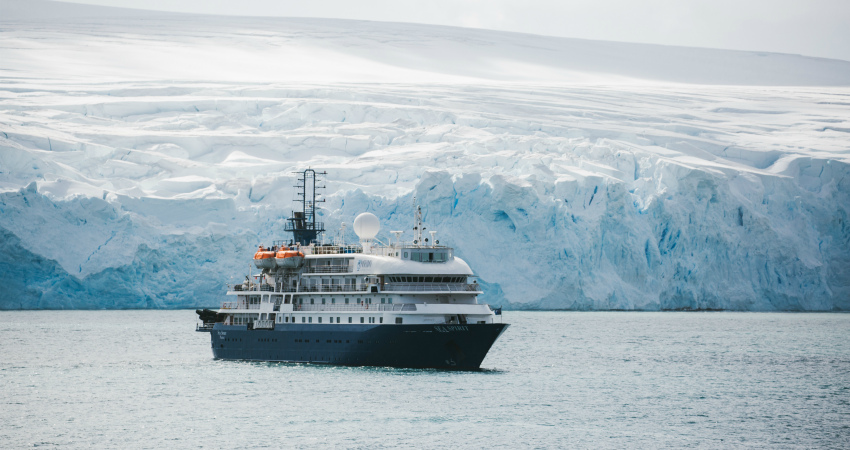 Exploring Antarctica - Expedition ship