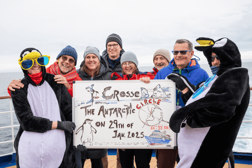 Three Days Below the Antarctic Circle