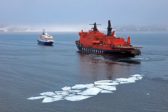 Poseidon's polar expedition ships