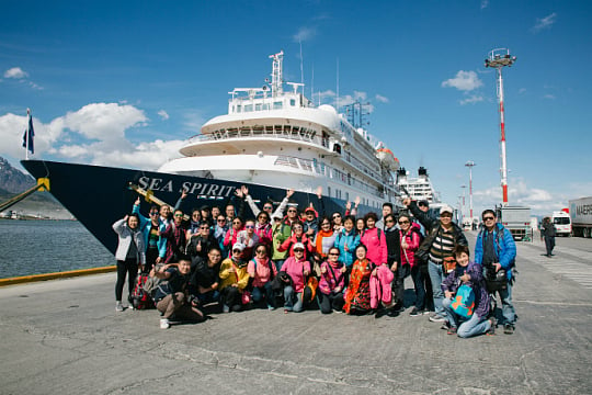 Disembarkation in Ushuaia