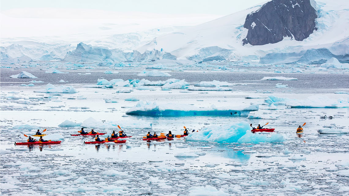 Antarctic Peninsula kayaking