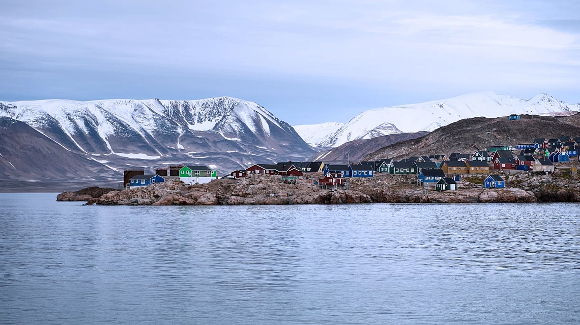 Village of Ittoqqortoormiit, East Greenland